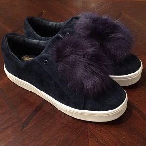 Sam Edelman Navy Suede Leya